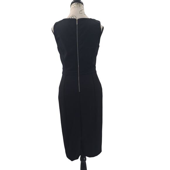 White house black market ladies Little Black Dress Sz 0 LBD Formal Wedding Guest - Picture 2 of 9